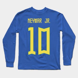 Neymar Jr Brazil Away Jersey 2023 Long Sleeve T-Shirt
